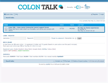 Tablet Screenshot of coloncancersupport.colonclub.com